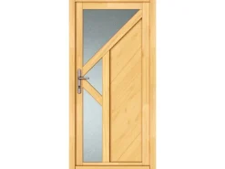 Holz-Mehrzwecktür Modell Föhr 98 cm x 200 cm Anschlag Links Fichte Natur