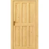 Holz-Mehrzwecktür Modell Usedom 98 cm x 200 cm Anschlag Links Fichte Natur