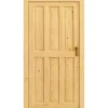 Holz-Mehrzwecktür Modell Usedom 98 cm x 200 cm Anschlag Rechts Fichte Natur