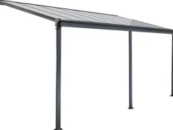 Home Deluxe Terrassenüberdachung Solis Alu 557 x 303 x 226 / 278 cm Anthrazit