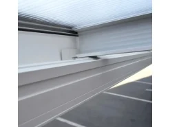 Home Deluxe Terrassenüberdachung Solis Alu 618 x 303 x 226 / 278 cm Weiß