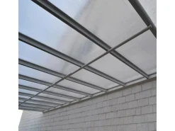 Home Deluxe Terrassenüberdachung Solis Alu 434 x 303 x 226 / 278 cm Anthrazit