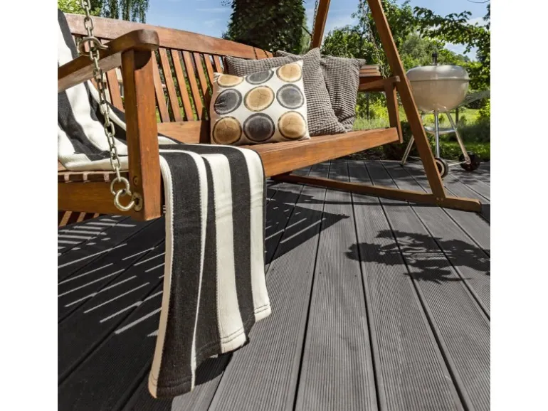 Home Deluxe WPC-Terrassendielen Samana Hellgrau 30 m²