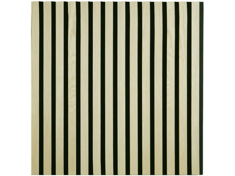 Homestyle4u Akustikpaneel Holz Creme 60x60 cm Wandpaneele 2701