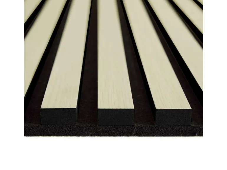 Homestyle4u Akustikpaneel Holz Creme 60x60 cm Wandpaneele 2701