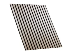 Homestyle4u Akustikpaneel Holz 60x60 cm Grau Wandpaneele Paneele 2660