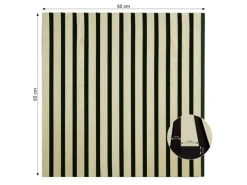 Homestyle4u Akustikpaneele Holz 60x60 cm 4er Set Creme Wandpaneele Beige 2703