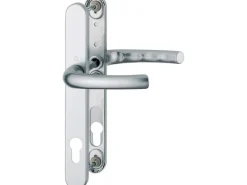 Hoppe Profiltür-Garnitur Griff/Griff Tokyo Alu Natur PZ-92