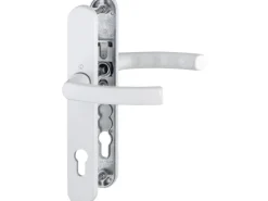 Hoppe Profiltür-Garnitur Liége Aluminium Weiß