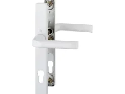 Hoppe Profiltür-Garnitur London Aluminium Weiß