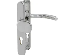 Hoppe Profiltür-Garnitur Luxembourg Stahlfarben