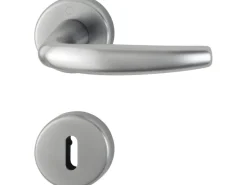 Hoppe Rosetten-Garnitur Atlanta Alu Stahl OB