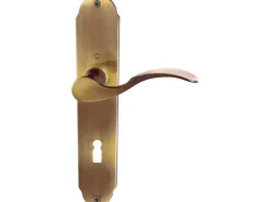 Hoppe Schild-Garnitur Caracas Messing Brüniert BB