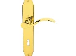 Hoppe Schild-Garnitur Caracas Messing Poliert BB