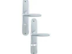 Hoppe Schild-Garnitur Verona Alu Natur WC