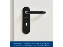 Hörmann Brandschutzklappe T30 H8-5 Grauweiß 875 mm x 1.750 mm DIN L u. R