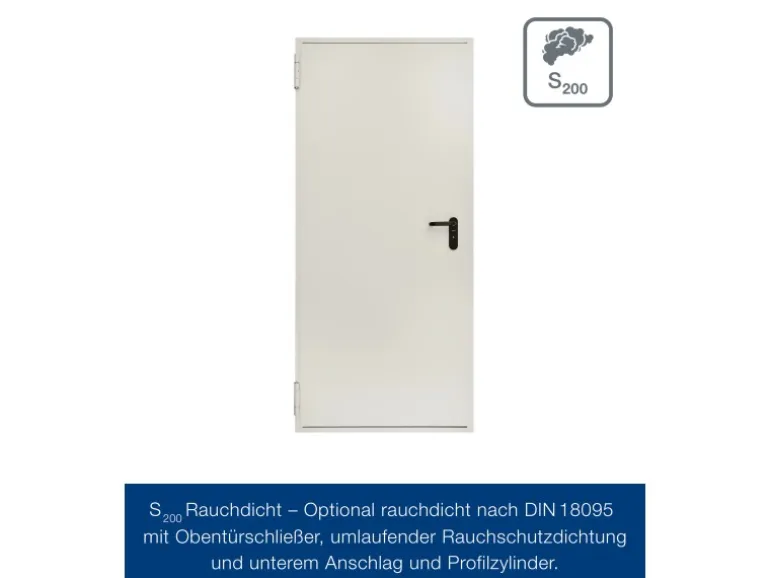 Hörmann Brandschutzklappe T30 H8-5 Grauweiß 875 mm x 1.750 mm DIN L u. R