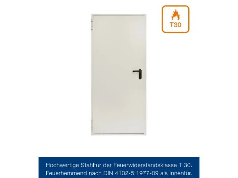 Hörmann Brandschutzklappe T30 H8-5 Grauweiß 875 mm x 1.750 mm DIN L u. R