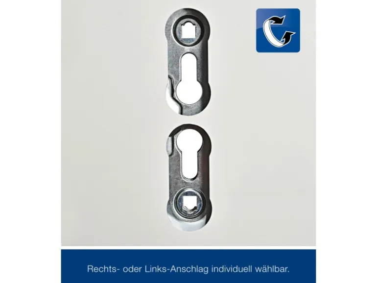 Hörmann Brandschutzklappe T30 H8-5 Grauweiß 875 mm x 875 mm DIN L u. R