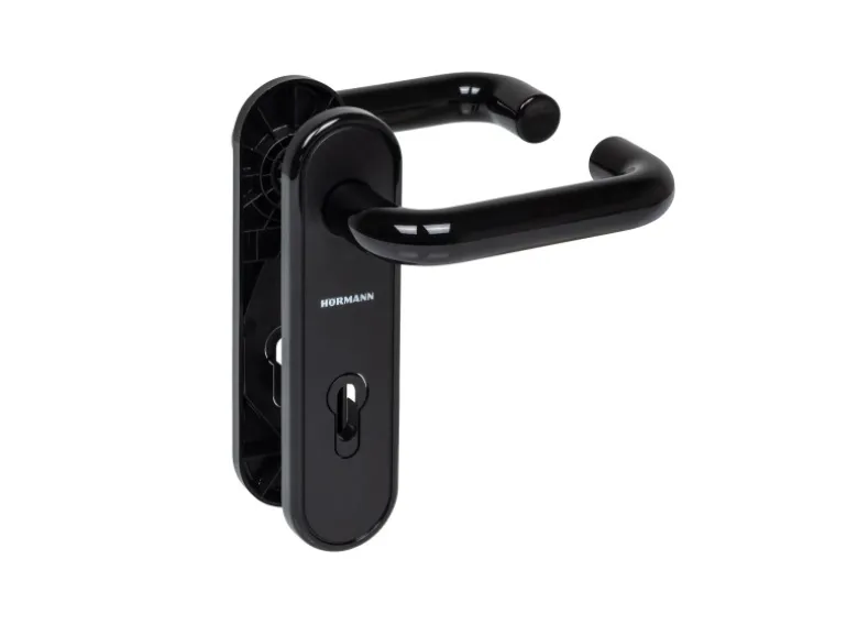 Hörmann Drückergarnitur für ZK Türen Schwarz