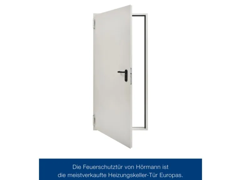 Hörmann Feuerschutz-Tür T 30-H8-5, 75 cm x 200 cm x 4,5 cm Grauweiß