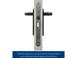 Hörmann Feuerschutz-Tür T 30-H8-5, 87,5 cm x 200 cm x 4,5 cm Grauweiß