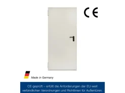 Hörmann Feuerschutz-Tür T30-H8-5, 87,5 cm x 187,5 cm x 4,5 cm Grauweiß