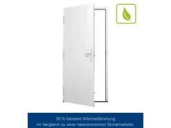 Hörmann Sicherheitstür KSI Thermo46 Verkehrsweiß 87,5 cm x 200 cm DIN L