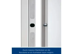 Hörmann Sicherheitstür KSI 40-1 RC2 Verkehrsweiß 75 cm x 187,5 cm DIN L