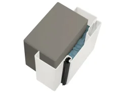 Hörmann Stahlfutterzarge VarioFix MW 205 Lichtgrau 100 cm x 200 cm DIN R