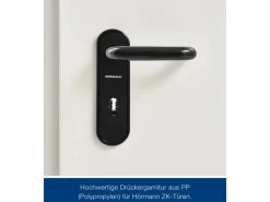 Hörmann ZK Türelement inkl. Drückergarnitur Verkehrsweiß 100 x 212,5 cm DIN R