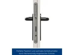 Hörmann ZK Türelement inkl. Drückergarnitur Verkehrsweiß 100 x 212,5 cm DIN R