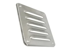 Häusler Edelstahl Lüftungsgitter LG-1212 L Lamellengitter 115 x 115 Abluftgitter