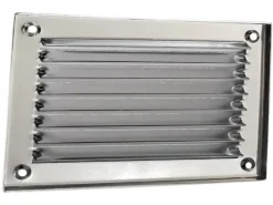 Häusler Lüftungsgitter LG 50215 Alu F1 Lamellengitter 180 x 90 mm Zuluft Abluftgitter