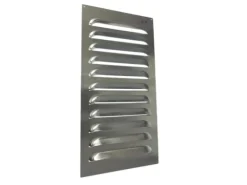 Häusler Lüftungsgitter LG 2550 GLA Lamellengitter Alu 250 x 500 mm Abluftgitter