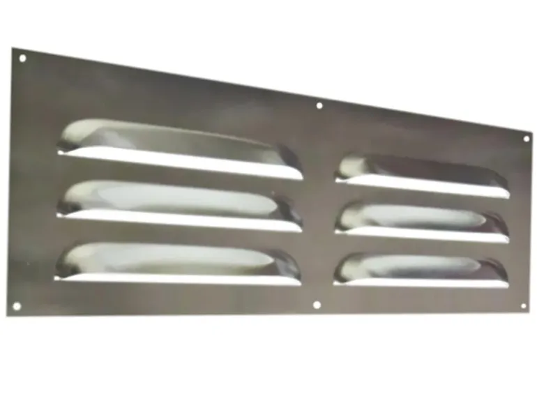 Häusler Lüftungsgitter LG 5015 GLA Lamellengitter Alu 500 x 150 mm Abluftgitter