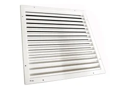 Häusler Lüftungsgitter LG-5050 RW Alu Weiss PVD 545 x 545 mm Abluftgitter