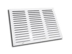 Häusler Lüftungsgitter LG-4030 W Zuluft Abluftgitter Alu Weiß 395 x 295mm