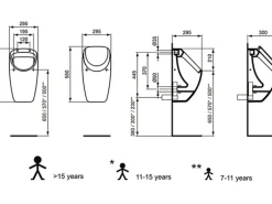 Ideal Standard Absaugeurinal Connect Zu- und Ablauf Verdeckt Weiß