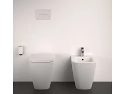Ideal Standard Stand-Bidet i.life S mit Überlauf + 1 Hahnloch Weiß
