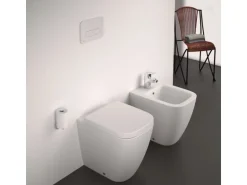 Ideal Standard Stand-Bidet i.life S mit Überlauf + 1 Hahnloch Weiß