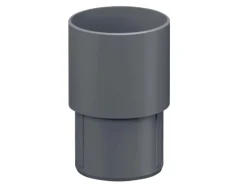 Inefa Fallrohrverbinder PVC DN 50 Anthrazit Verbindungselement Fallrohr