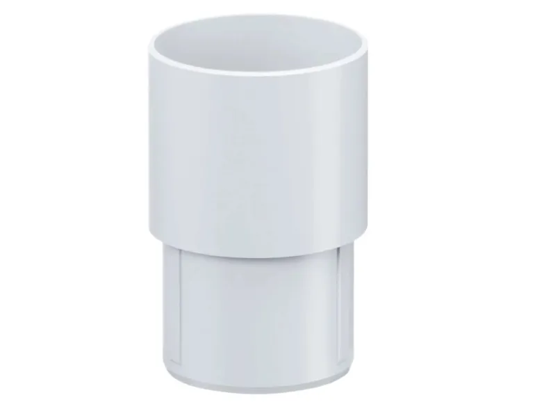 Inefa Fallrohrverbinder PVC DN 100 Weiß Verbindungselement Fallrohr