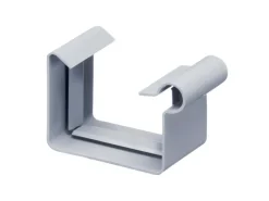 Inefa Rinnenverbinder Kastenrinne PVC NW 115 Grau Verbindungselement