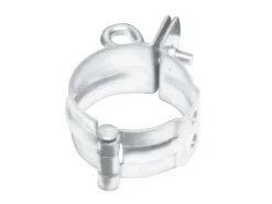 Inefa Rohrschelle DN 75 Weiß für Schraubmontage an Gebäudewand