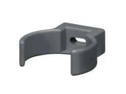 Inefa Rohrschellen Clip DN 50 PVC Anthrazit Befestigung Fallrohr Wandmontage