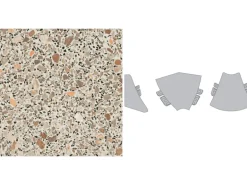 Innenecke Plus Mosaik Carmin (MK 432)