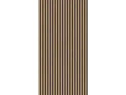 Jangal Wandpaneel Solid Teak MDF Furnier 240 x 60 x 2,2 cm
