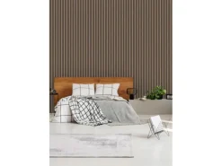 Jangal Wandpaneel Solid Walnut MDF Furnier 240 x 60 x 2,2 cm