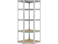 Juskys Eckregal Lagerregal Corner Basic 180 x 70 x 40 bis 70 cm